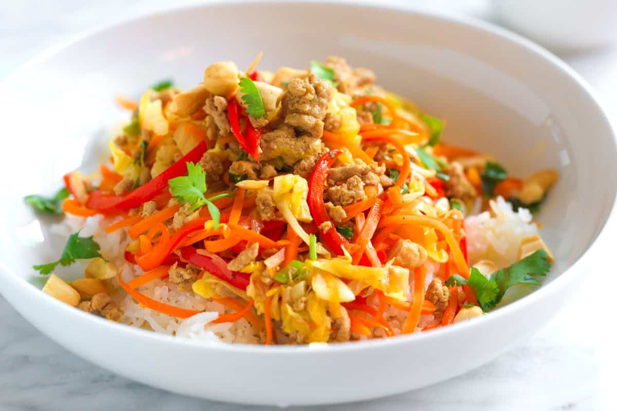 Seriously Good Egg Roll in a Bowl
