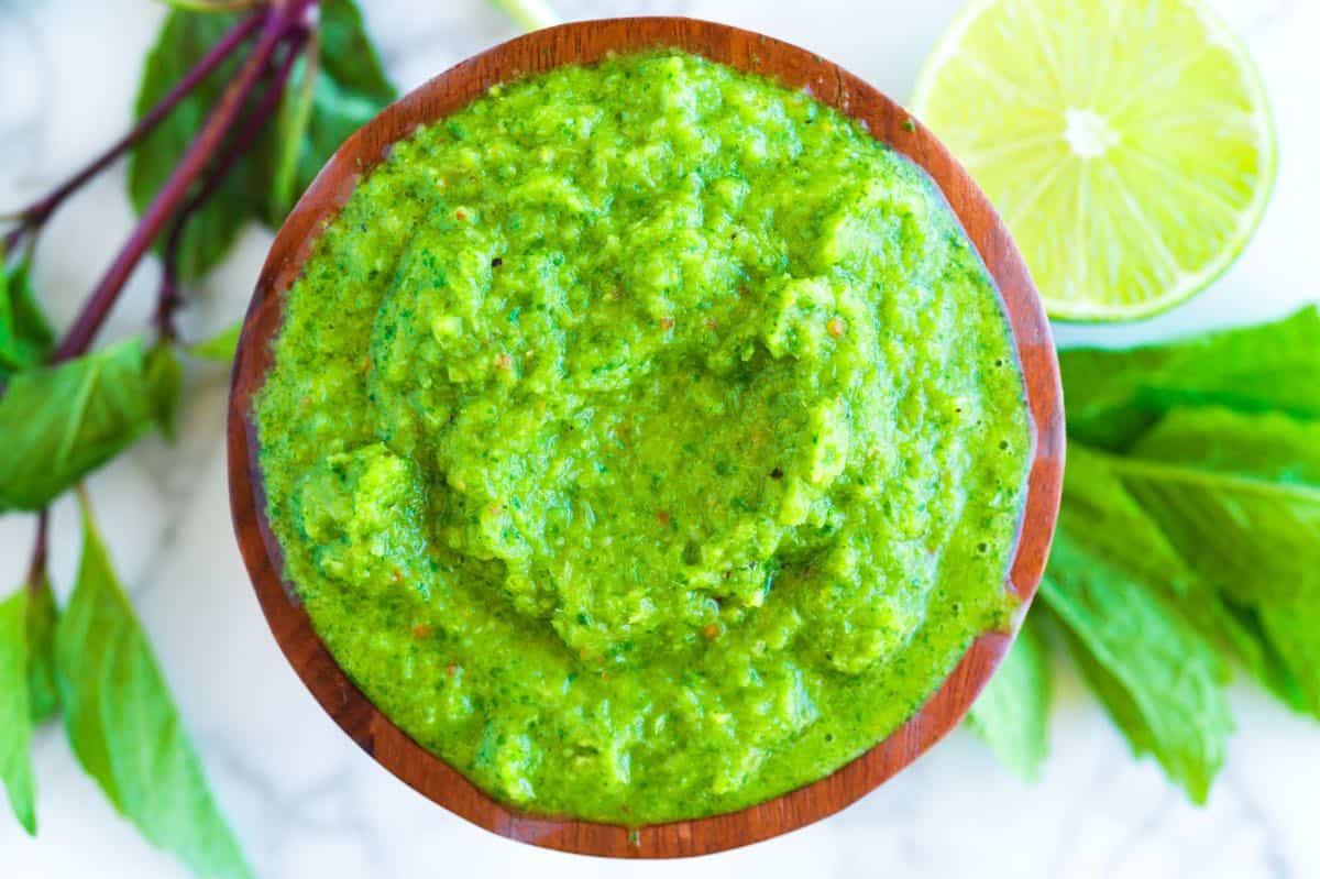Homemade Green Curry Paste