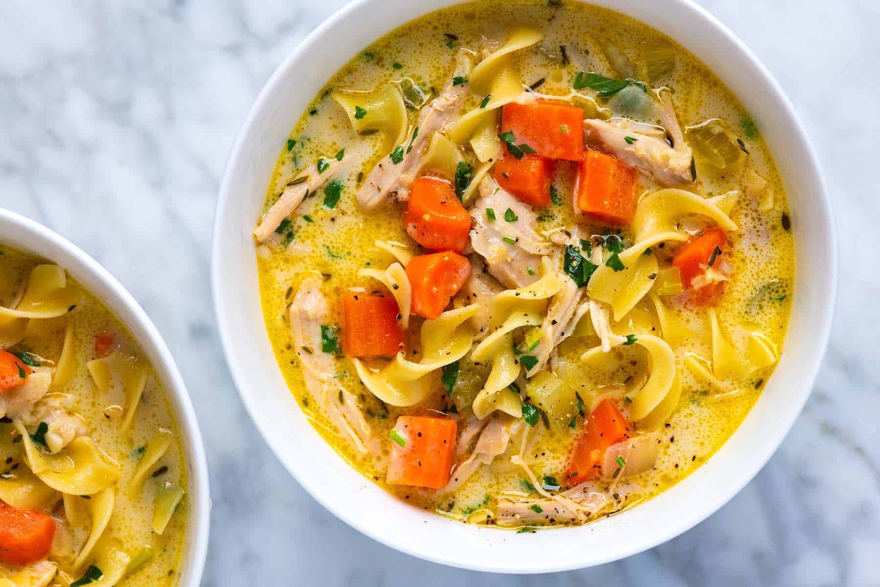 Creamy Chicken Noodle Soup