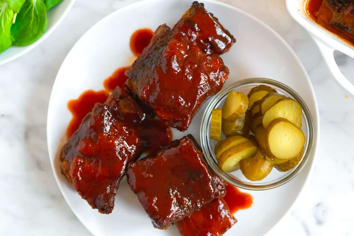 Oven Baked BBQ Beef Ribs