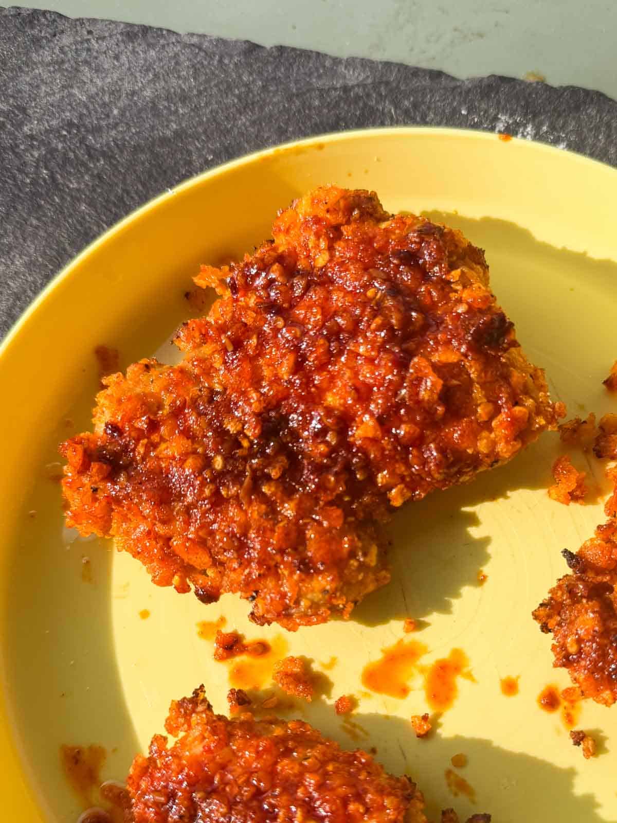 nashville fried chicken served in a plate