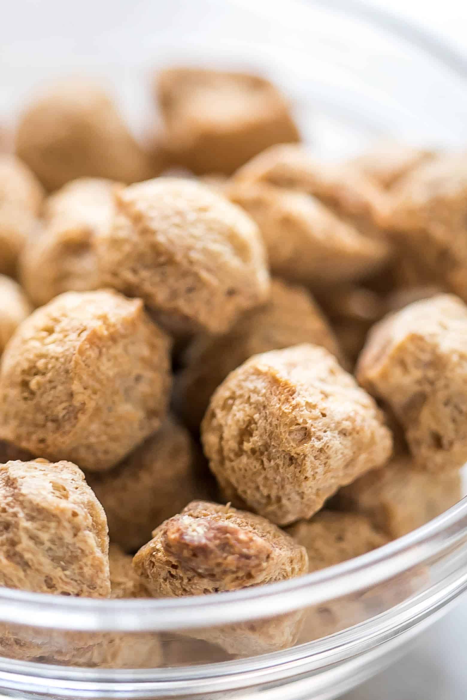 Soya Manchurian is a delicious Asian recipe where soya chunks are tossed in a sweet and spicy Chinese sauce. Goes best with hakka noodles and fried rice.