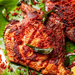 a close up image of Mangalorean fish fry