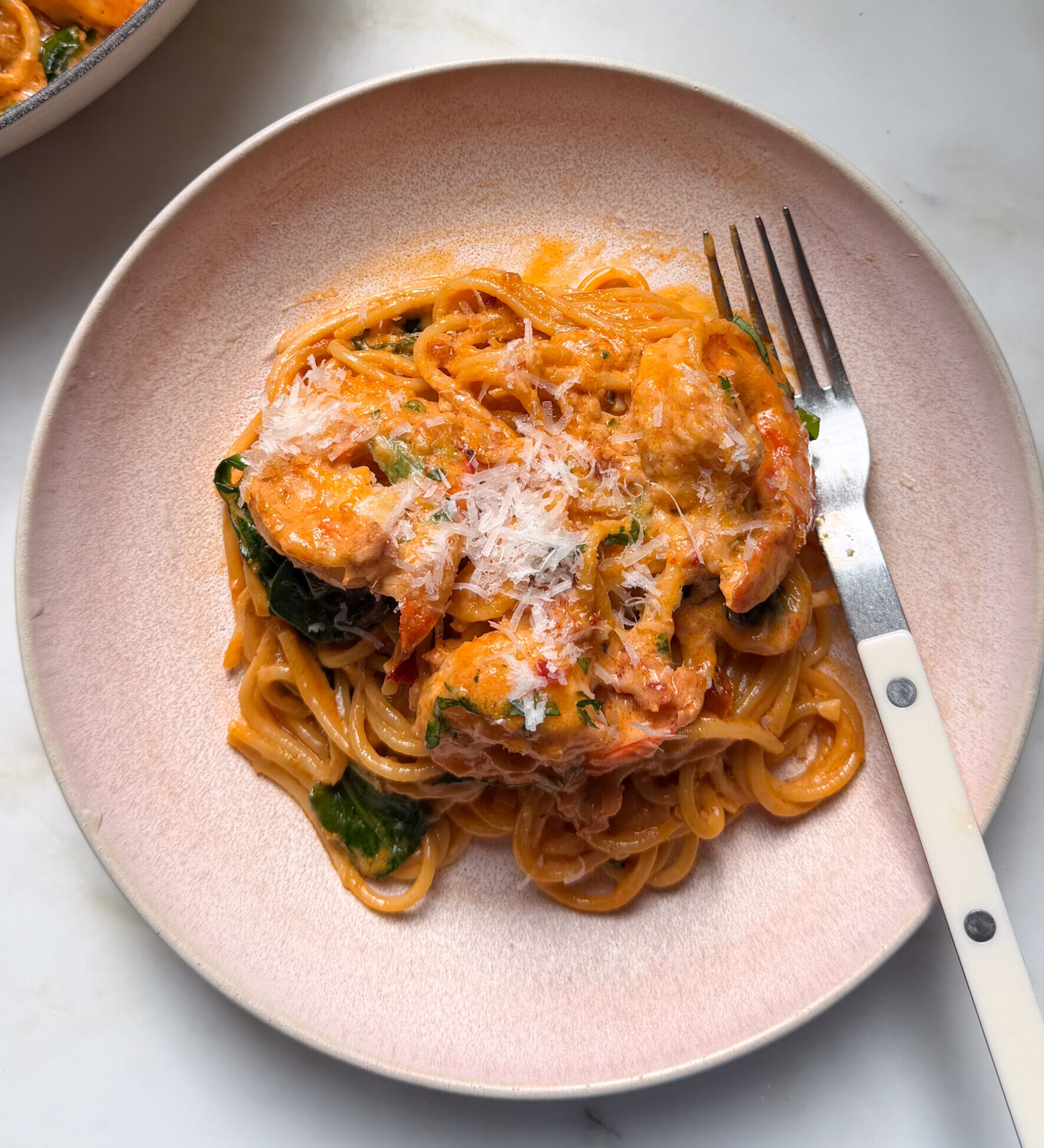 Calabrian Chili Shrimp Pasta