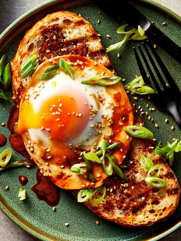 Teriyaki Poached Eggs