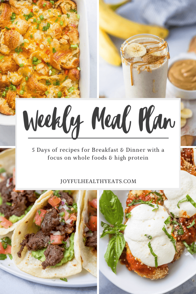 Weekly Meal Plan #8