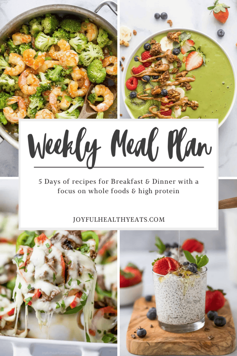 Weekly Meal Plan #9