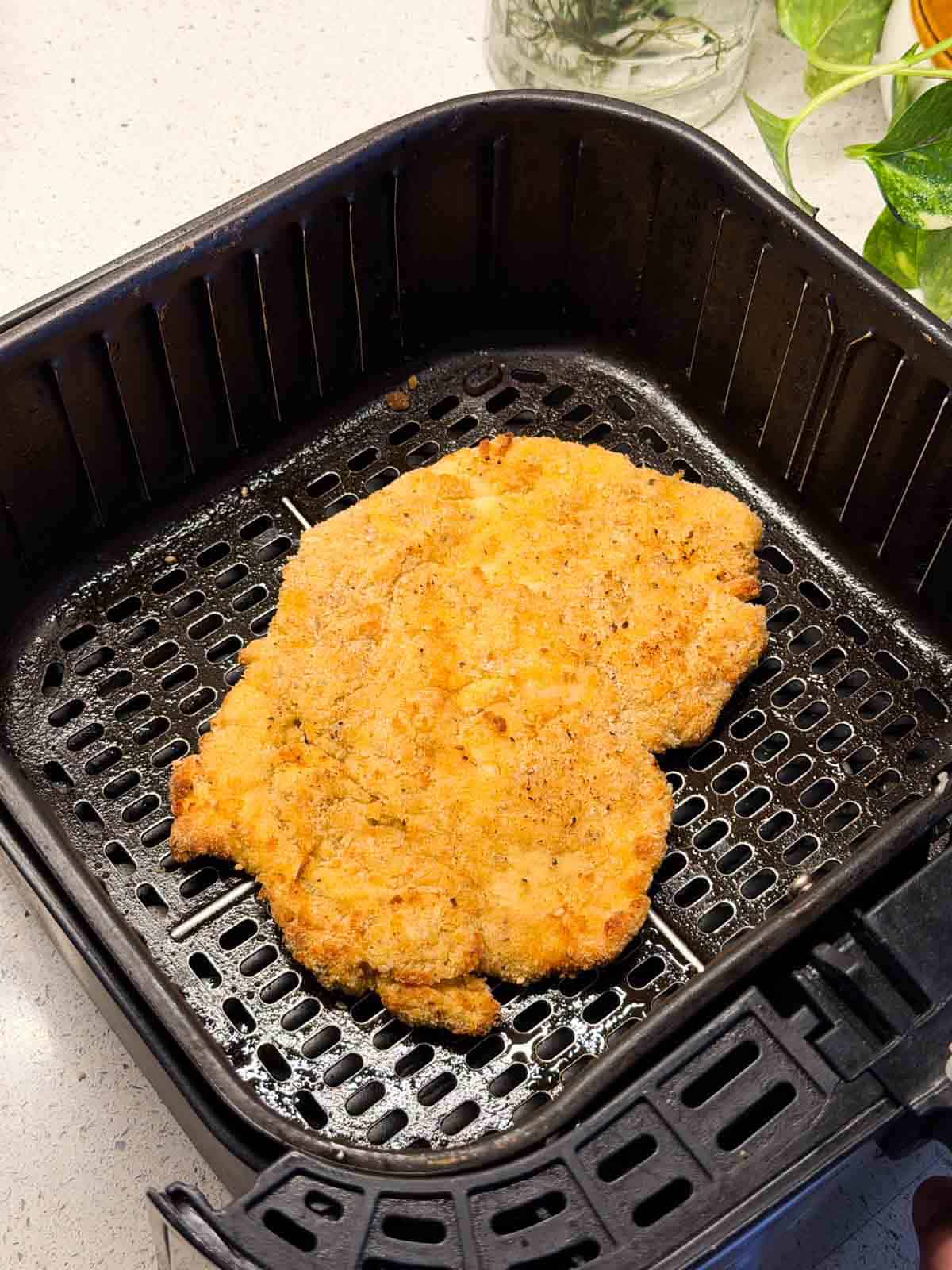 chicken katsu freshly made in the air fryer