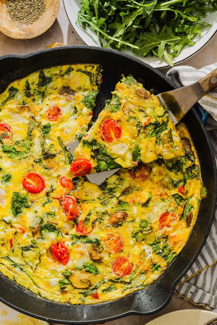 Cottage Cheese Vegetable Frittata