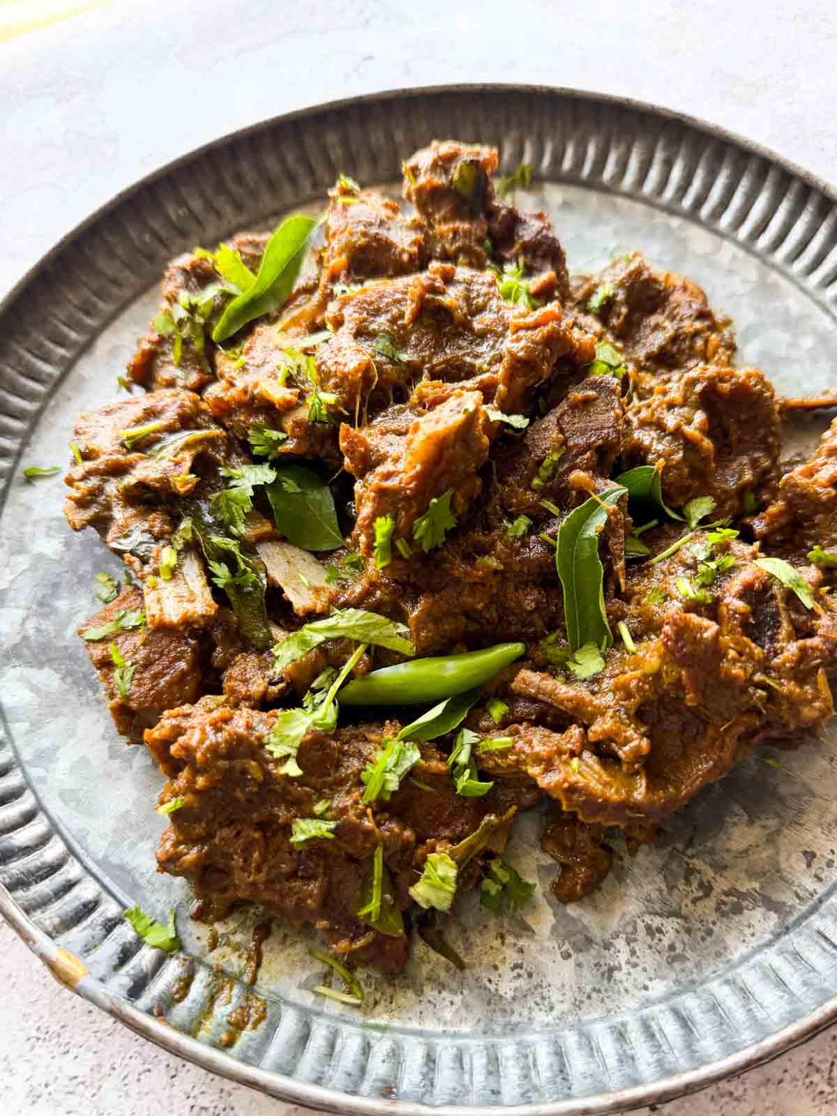 Easiest Pepper Mutton Fry | Pressure Cooker Mutton Fry