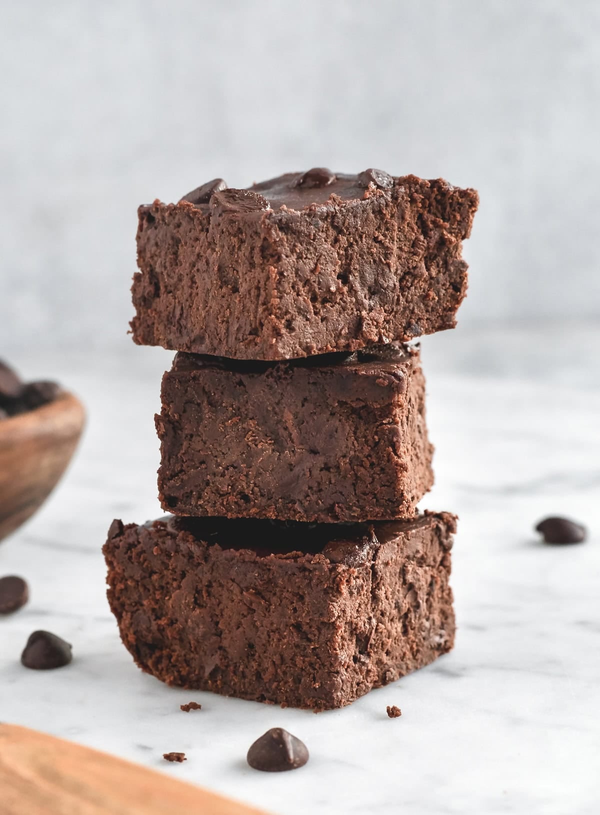 Fudgy Black Bean Brownies (Flourless)