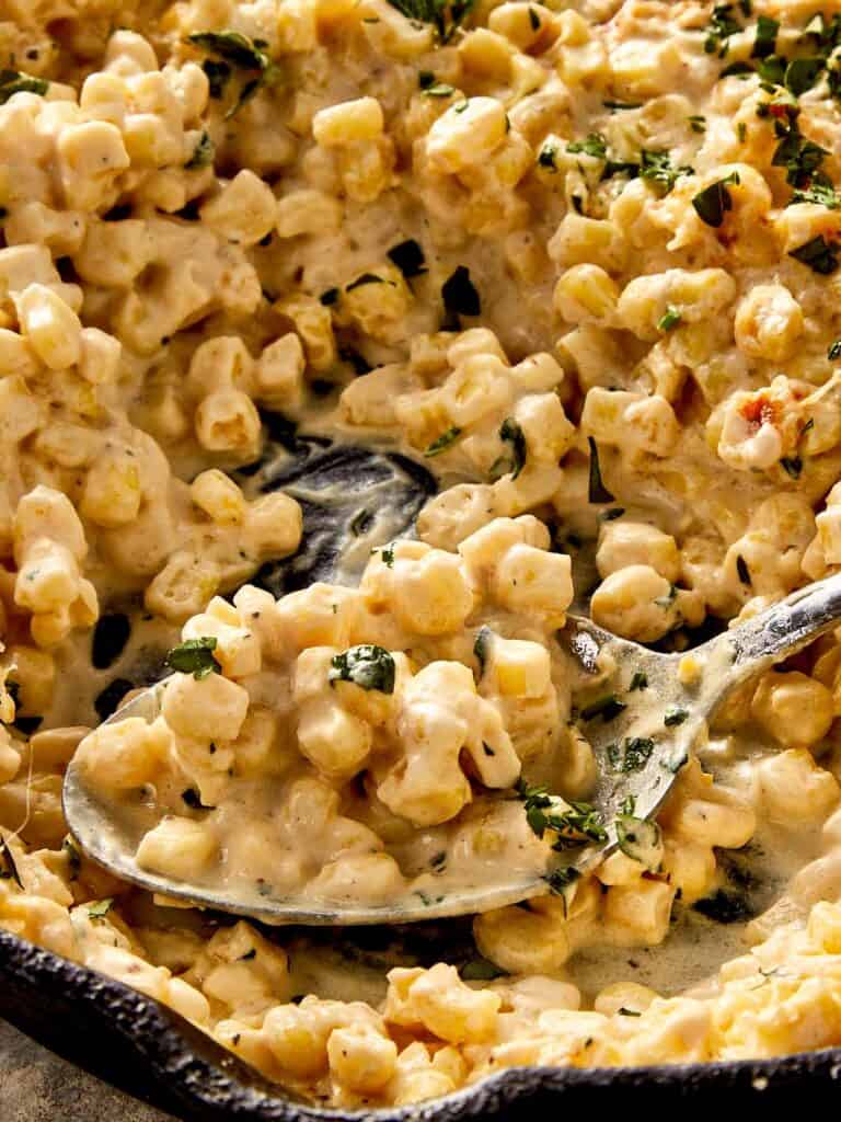 Healthy LOW FAT Creamy Corn