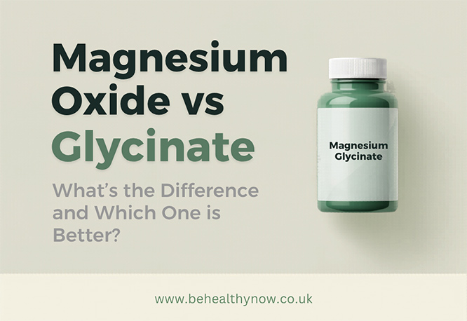 Magnesium Oxide vs Glycinate: What’s the Difference and Which One Is Better?