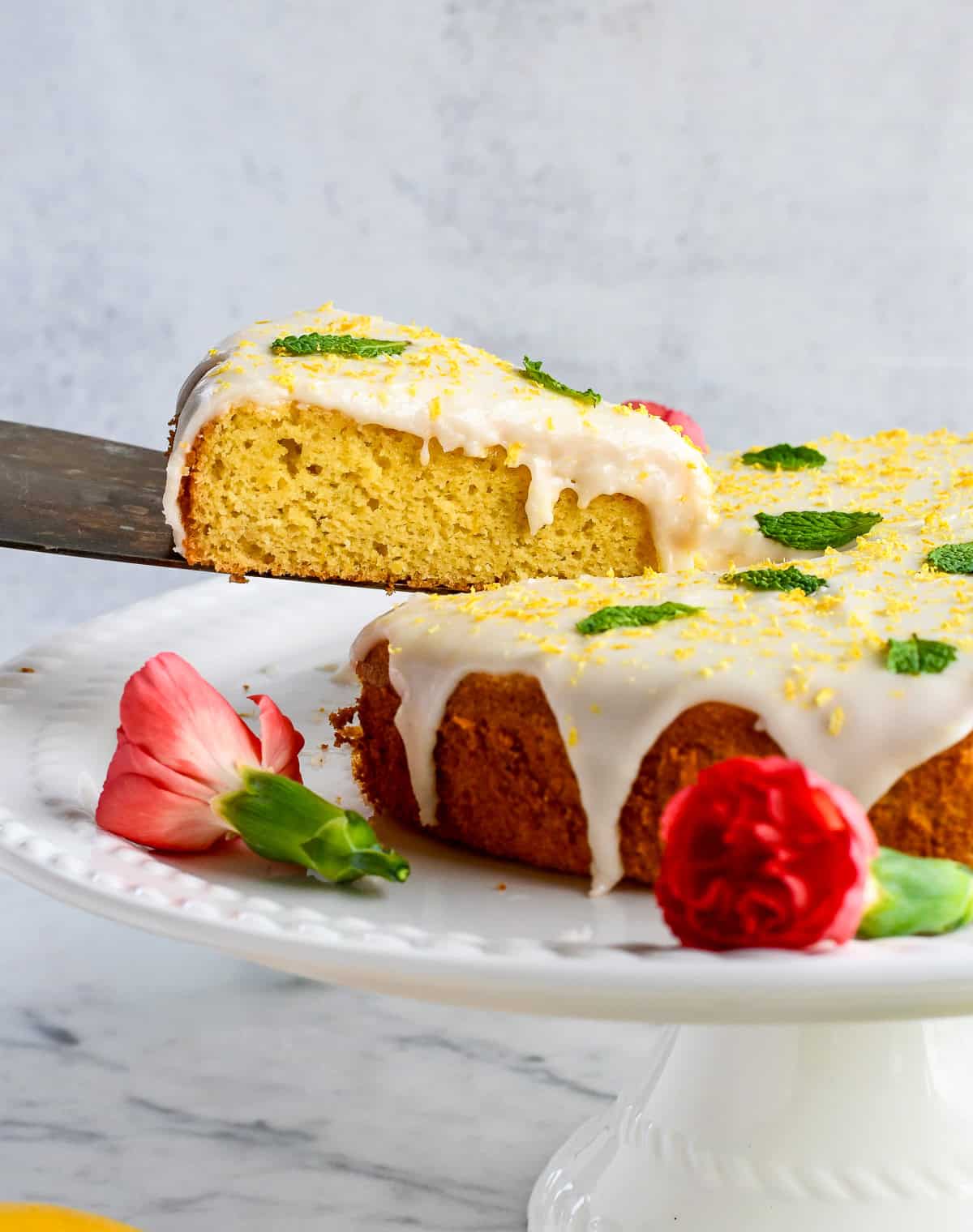 Moist Almond Flour Lemon Cake (Gluten Free)