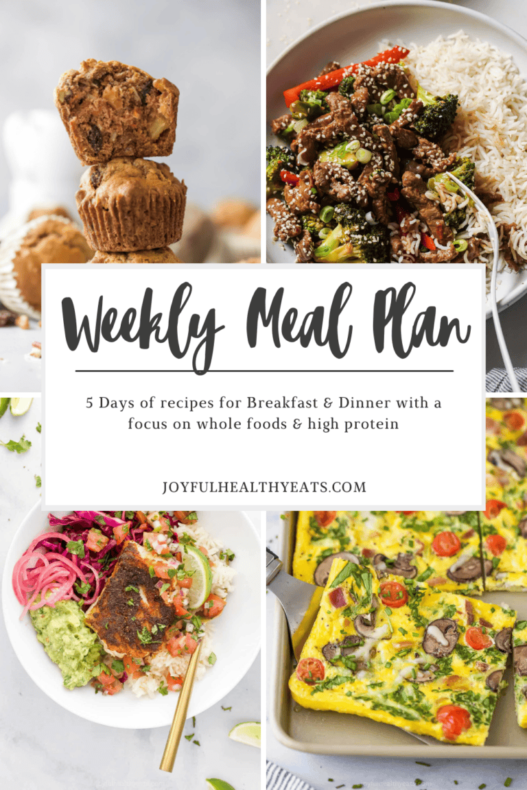 Weekly Meal Plan #10