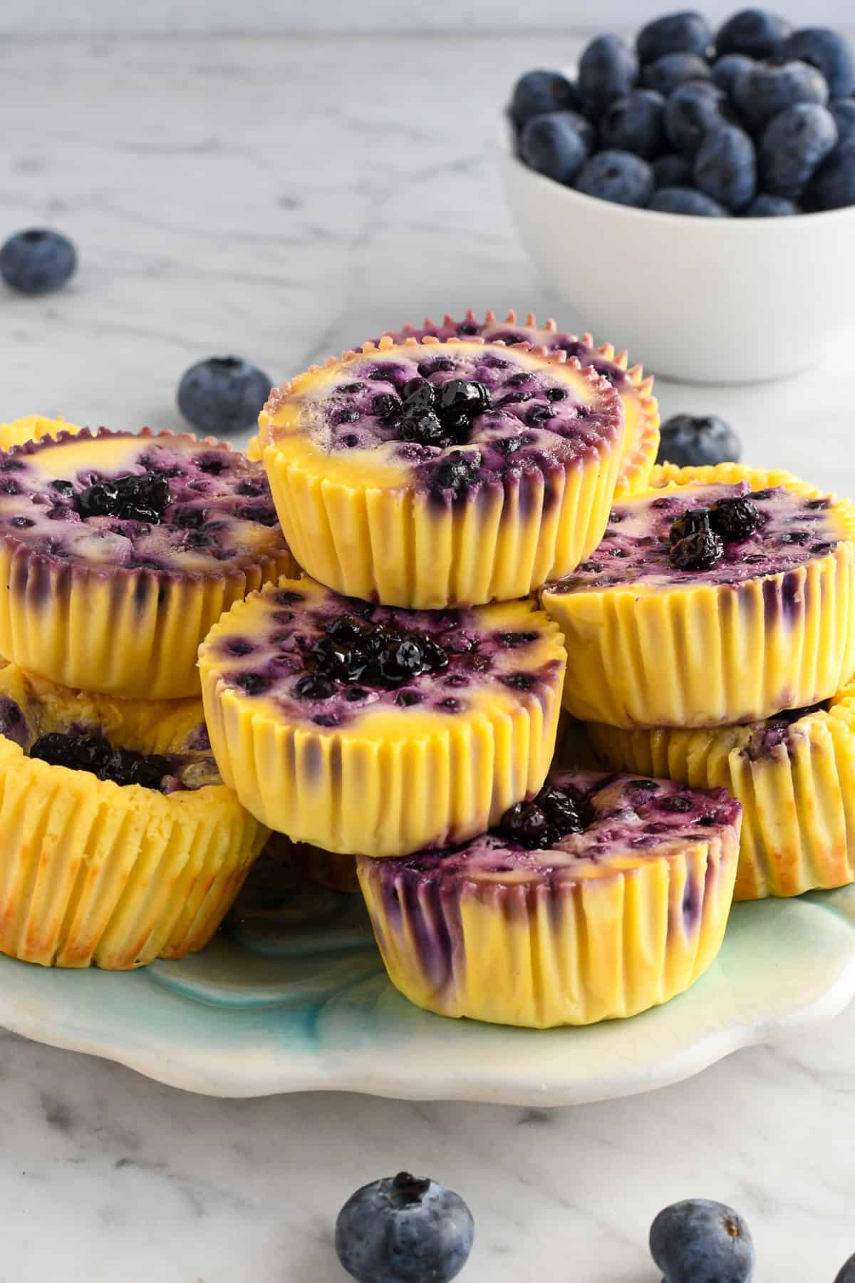 Easy Blueberry Cottage Cheese Bites (High Protein)
