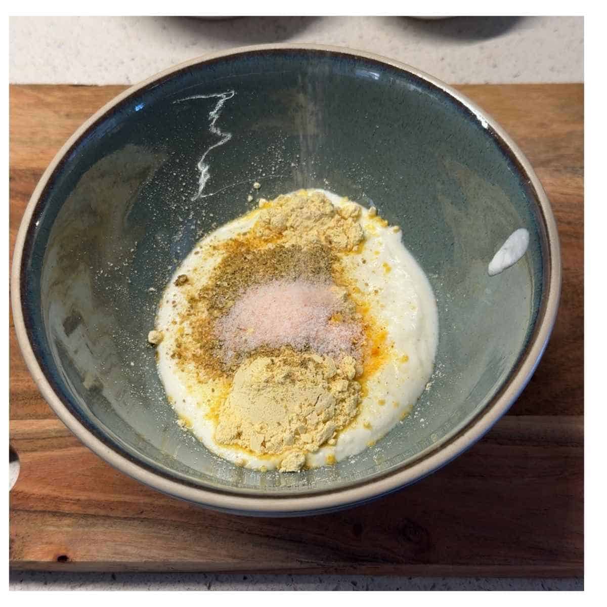 curd mixture for kadhi pakora