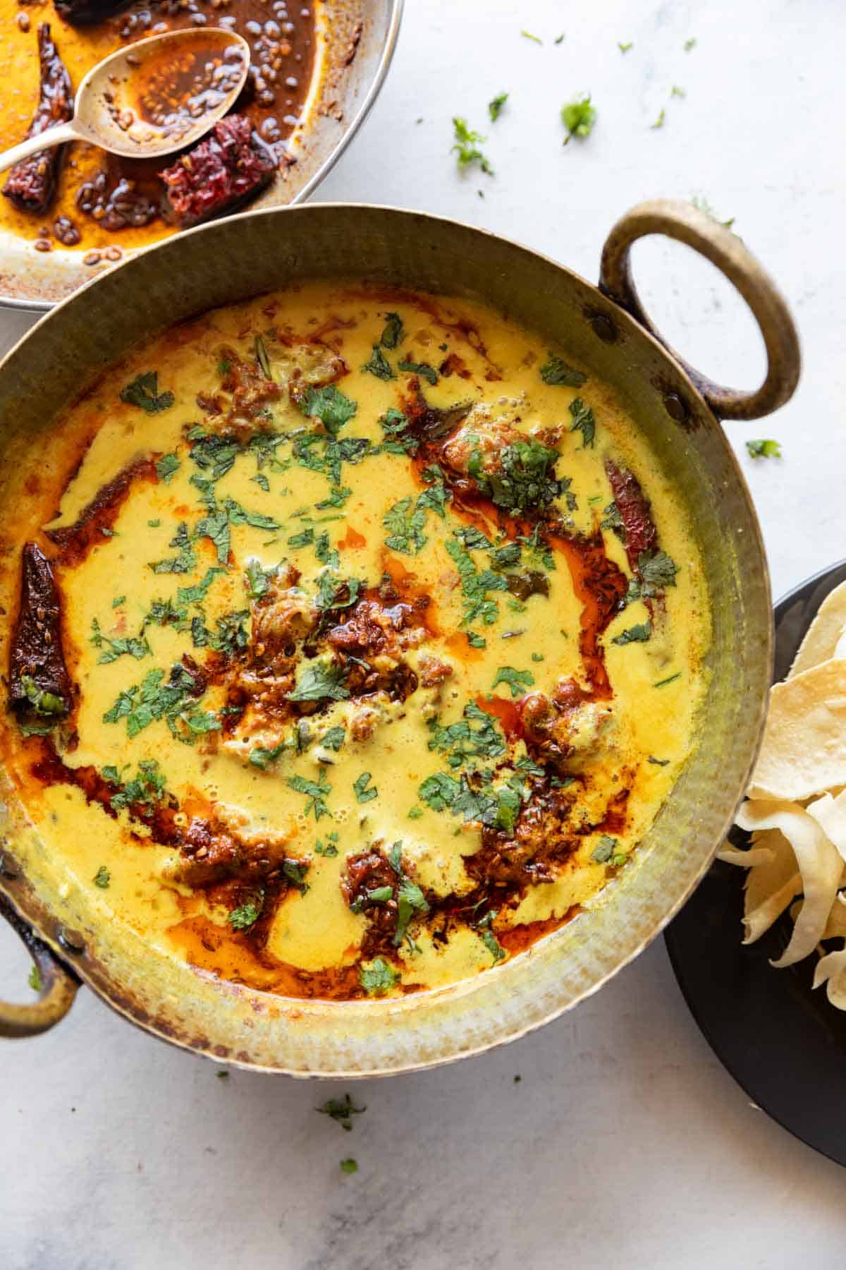 Easy Kadhi Pakora (with Steps for Air Fryer Pakora)