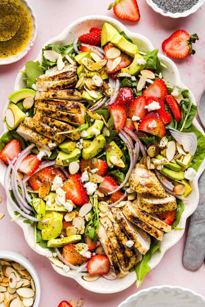 Strawberry Poppy Seed Chicken Salad