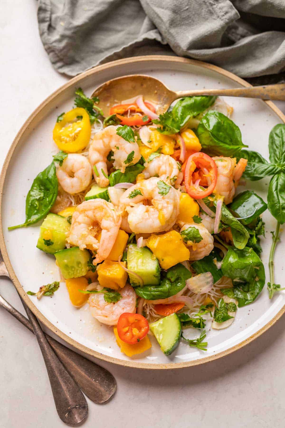 Fresh and Juicy Thai Prawn Mango Salad