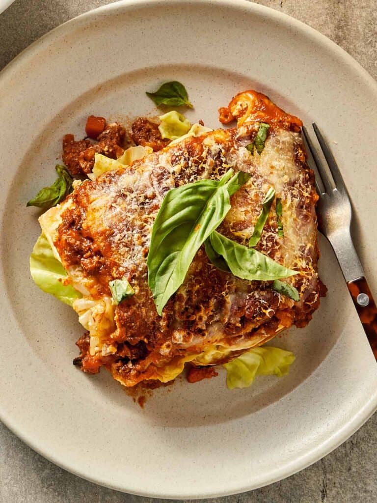Low Carb Cabbage Lasagna