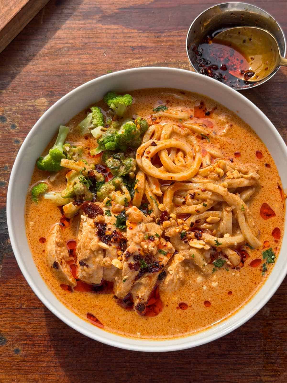 One-Pot Peanut Butter Ramen Noodles