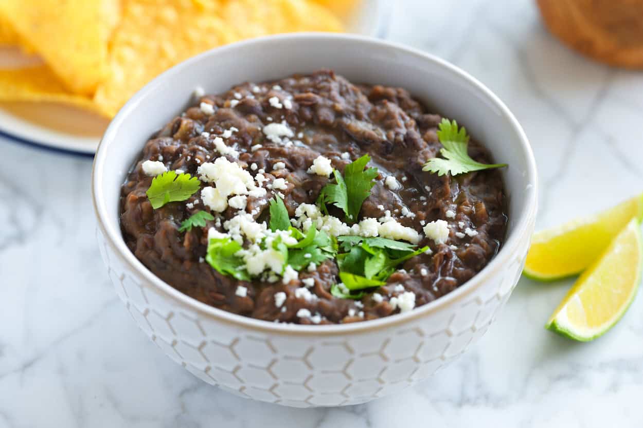 Refried Black Beans (Better than Store-Bought)