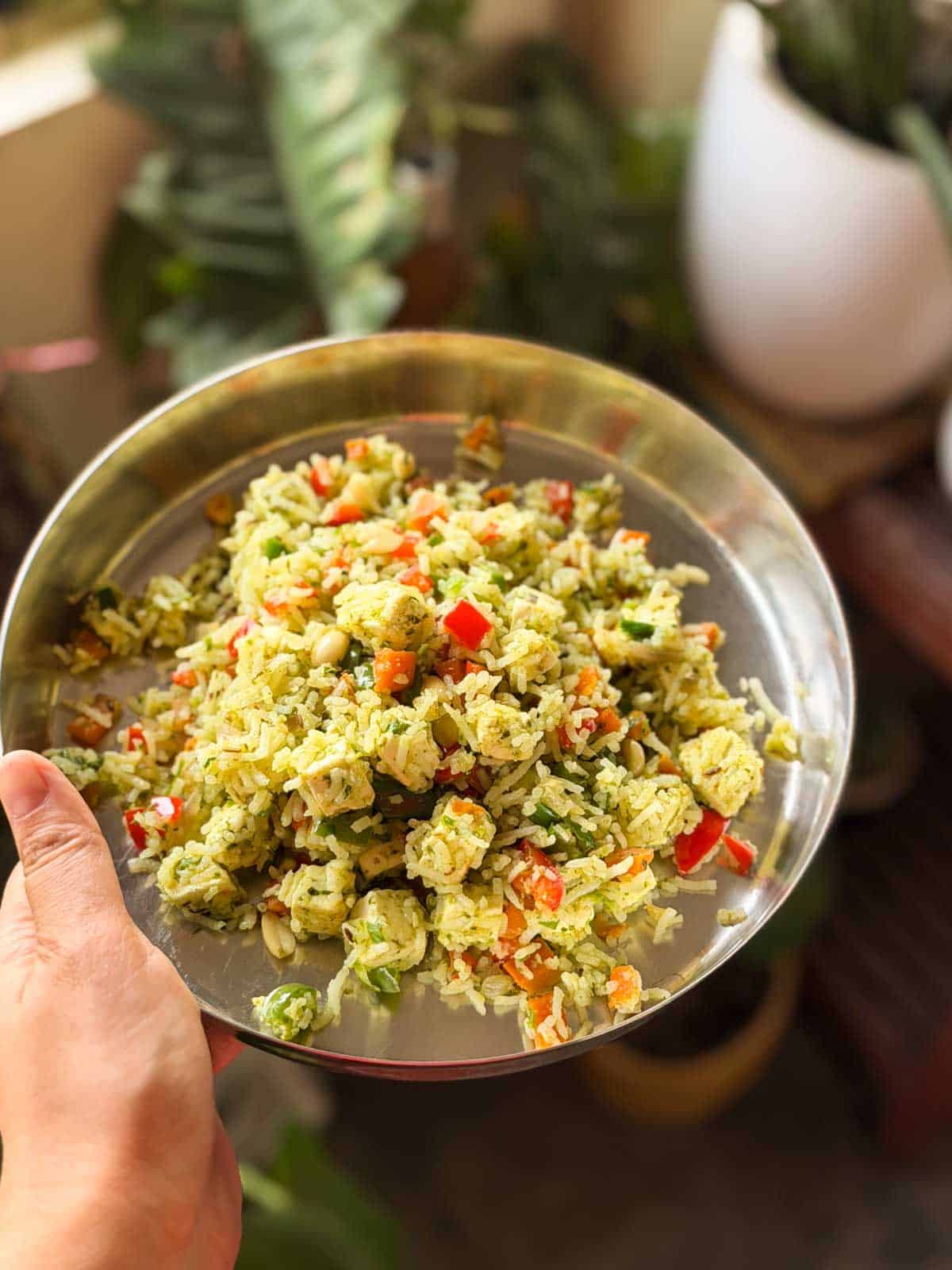 Thecha Paneer Fried Rice