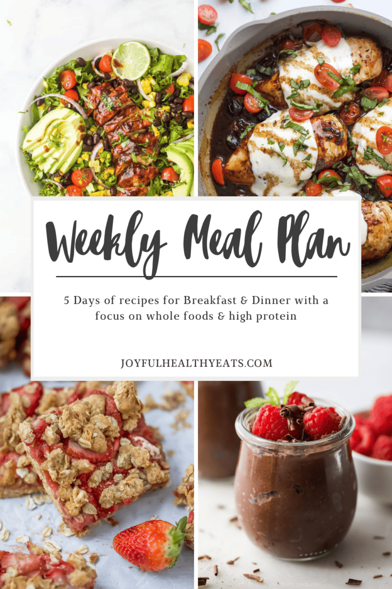 Weekly Meal Plan #18