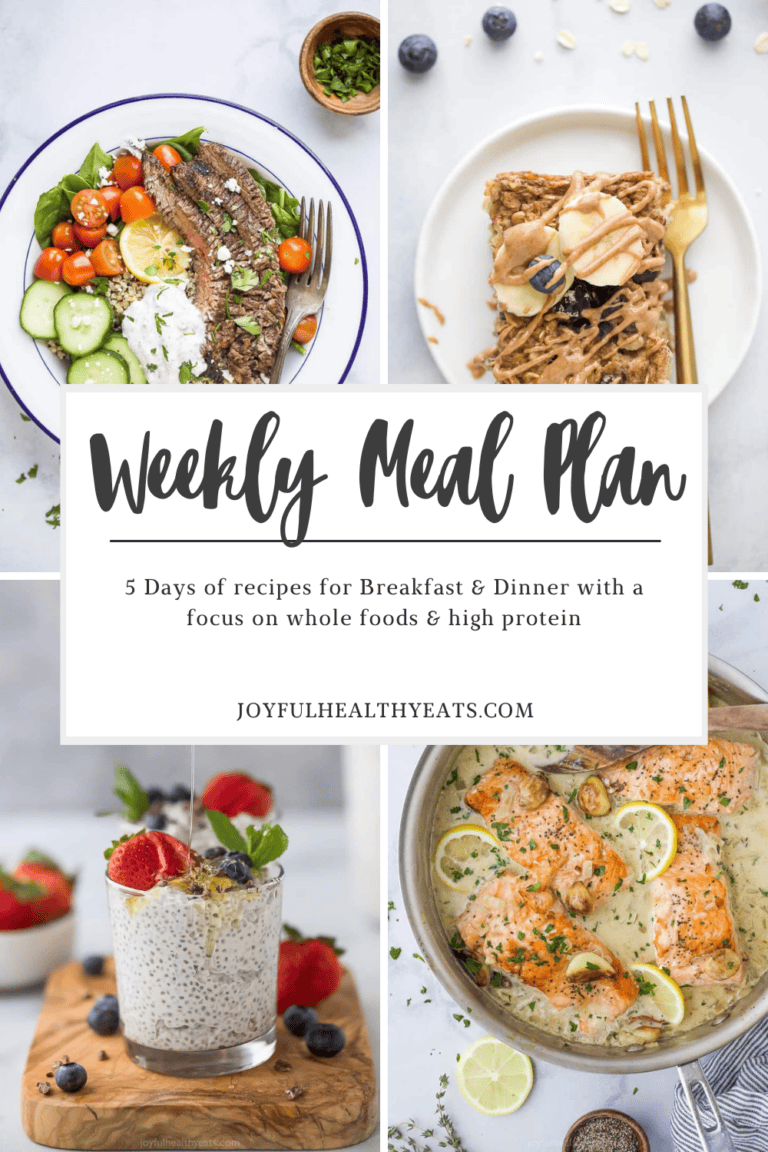 Weekly Meal Plan #20