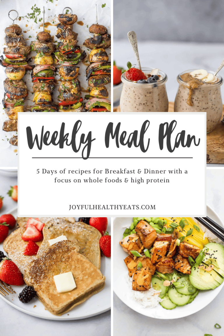 Weekly Meal Plan #21