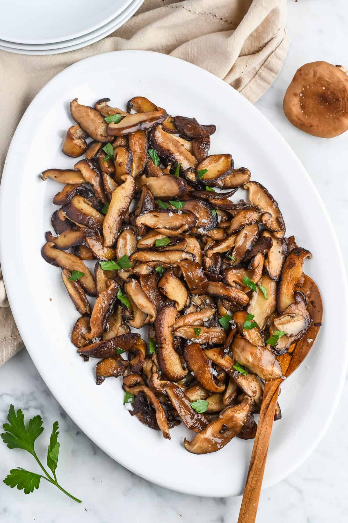 Sautéed Shiitake Mushrooms (Quick & Delicious)