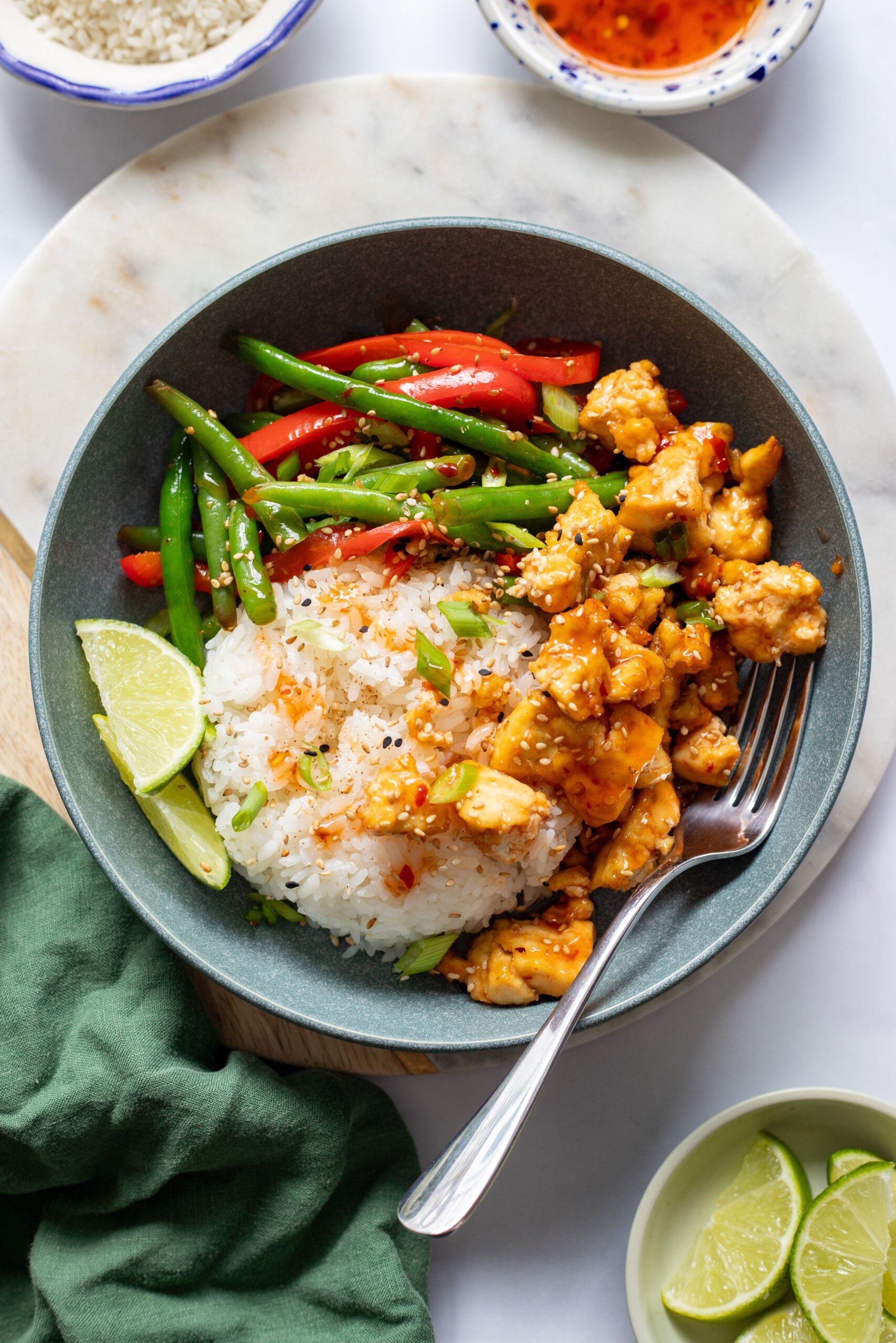 Sticky Tofu Bowl
