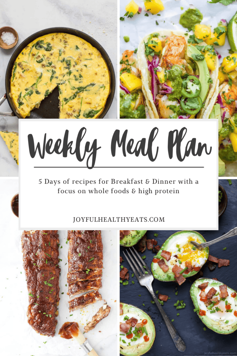 Weekly Meal Plan #23