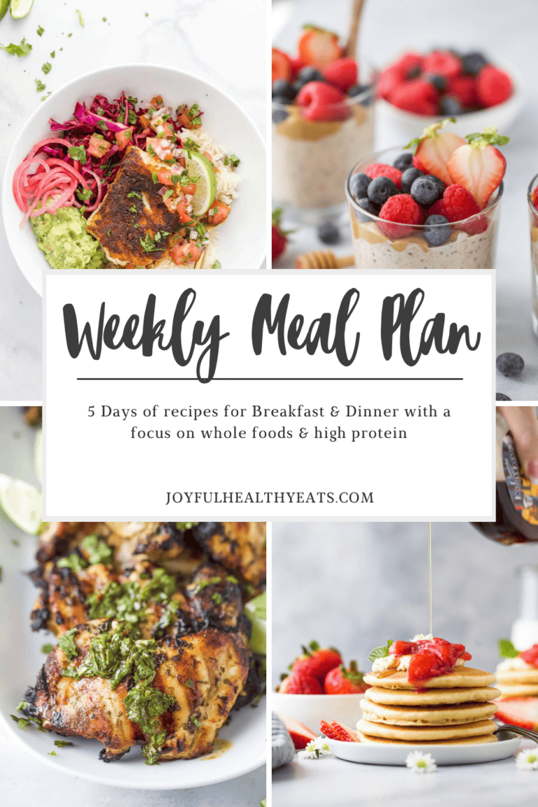 Weekly Meal Plan #24