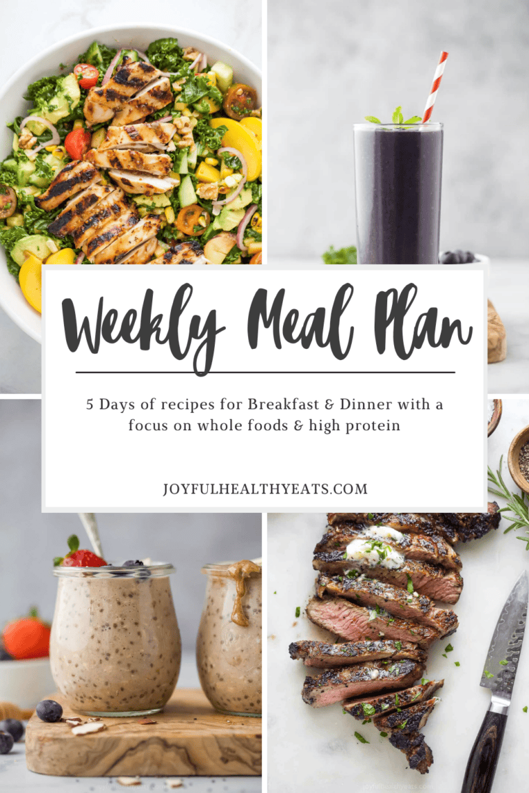 Weekly Meal Plan #25