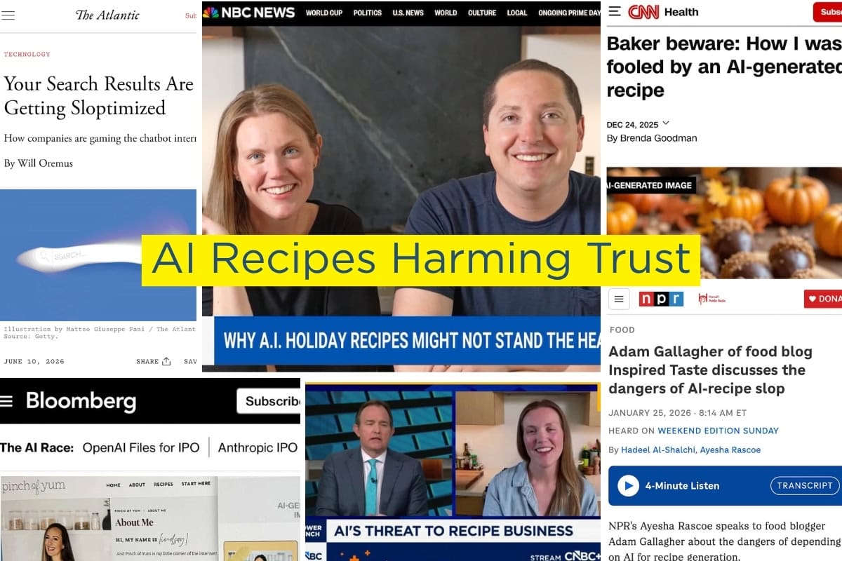 AI Recipes Harming Trust