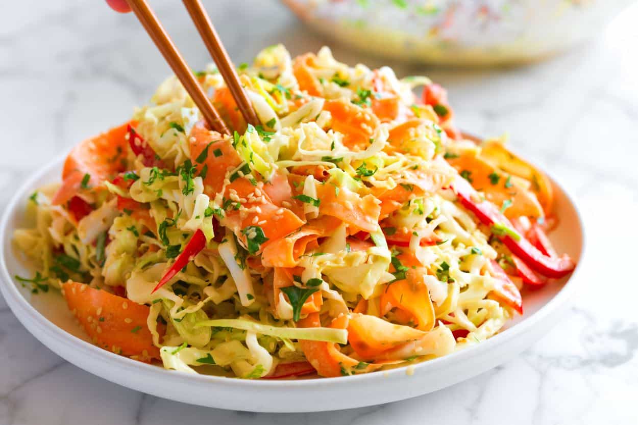 Easy Asian Slaw