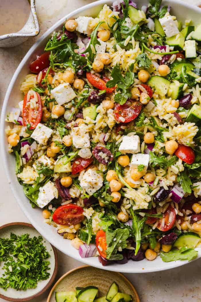Easy Greek Orzo Salad