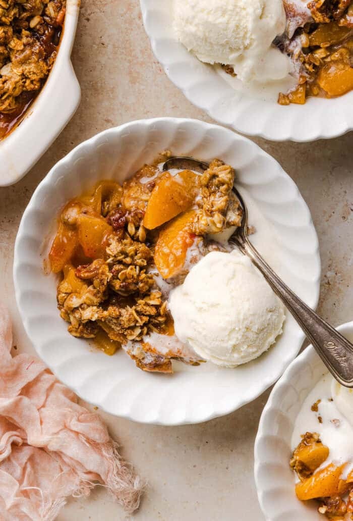 Healthy Peach Crisp Recipe