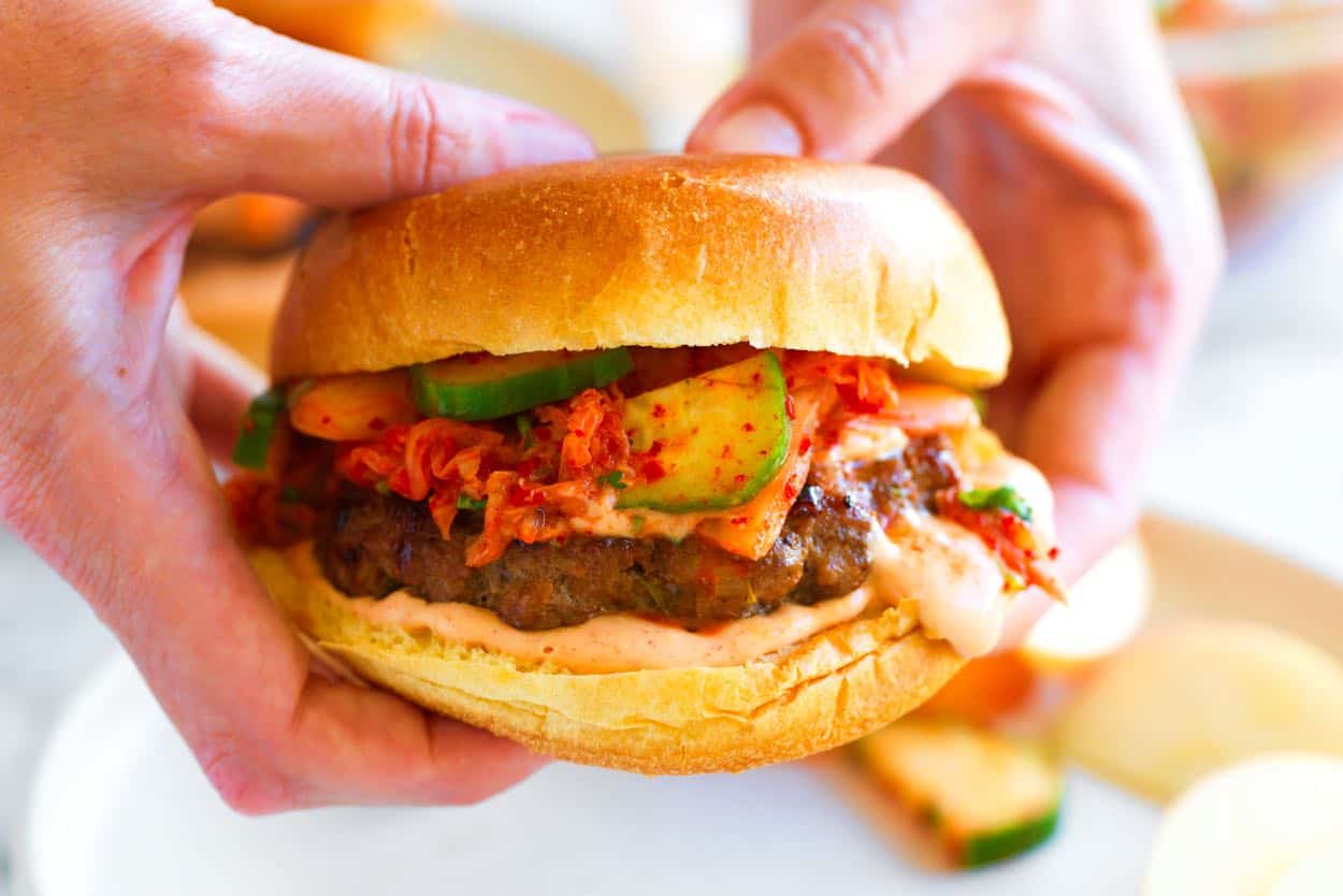 Pork Burgers (Juicy & Flavorful)