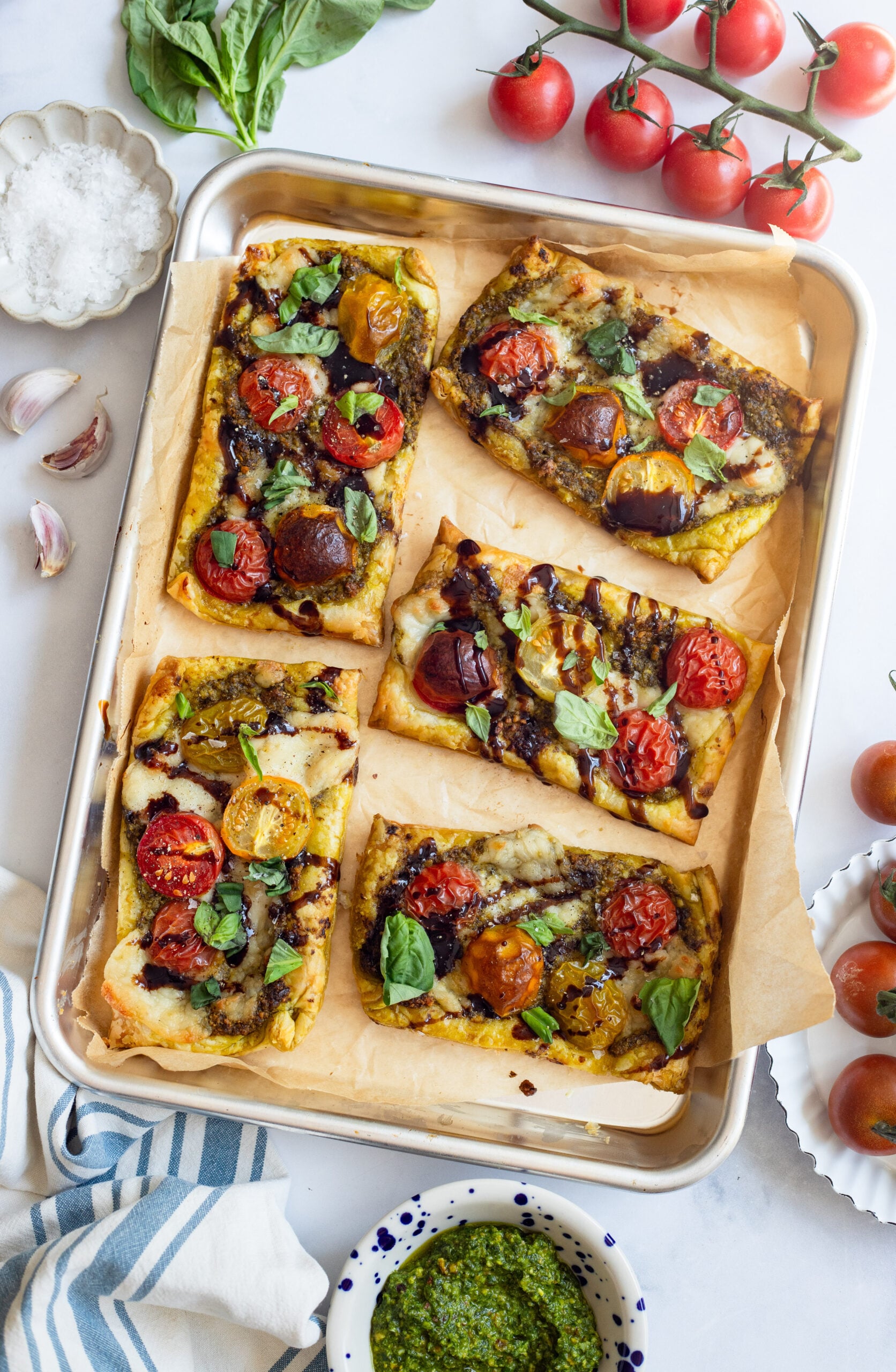Tomato Basil Tarts