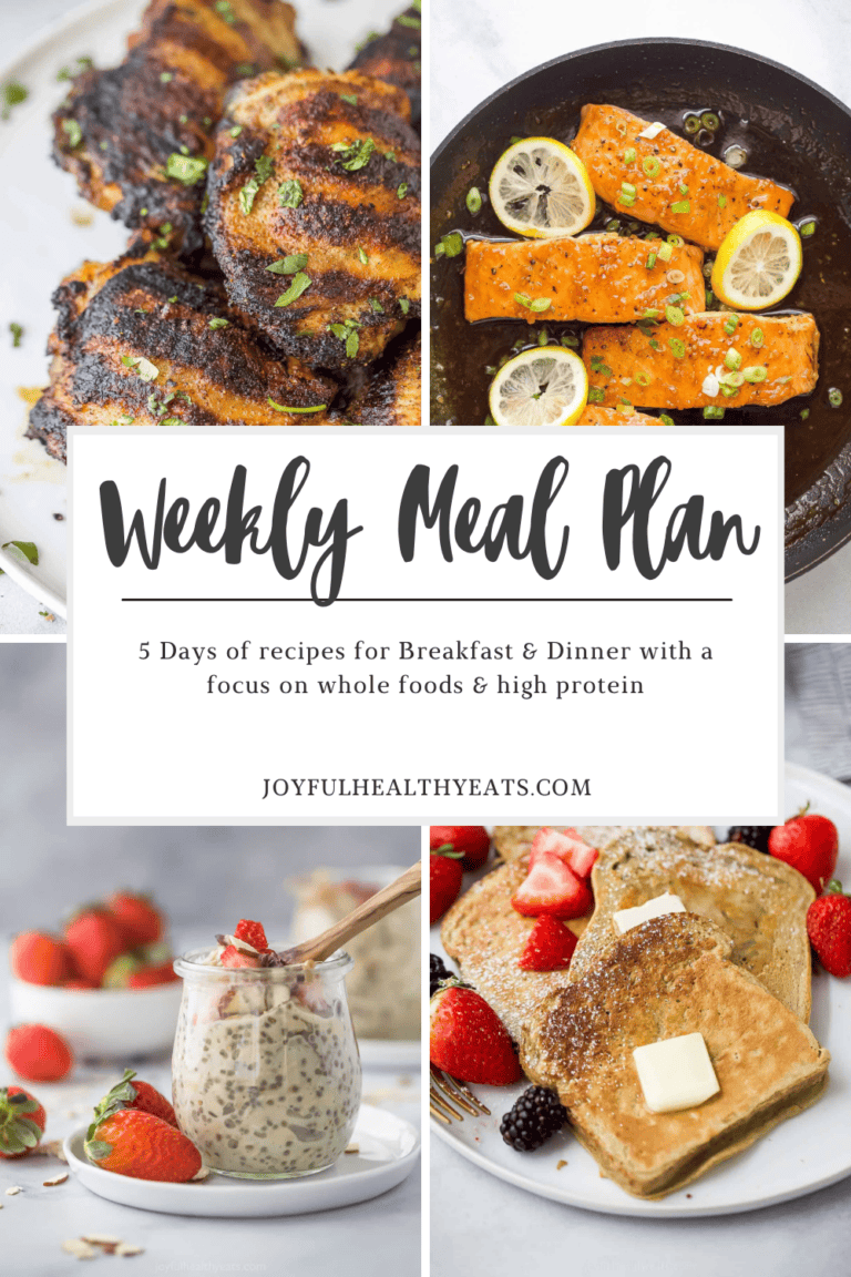 Weekly Meal Plan #27
