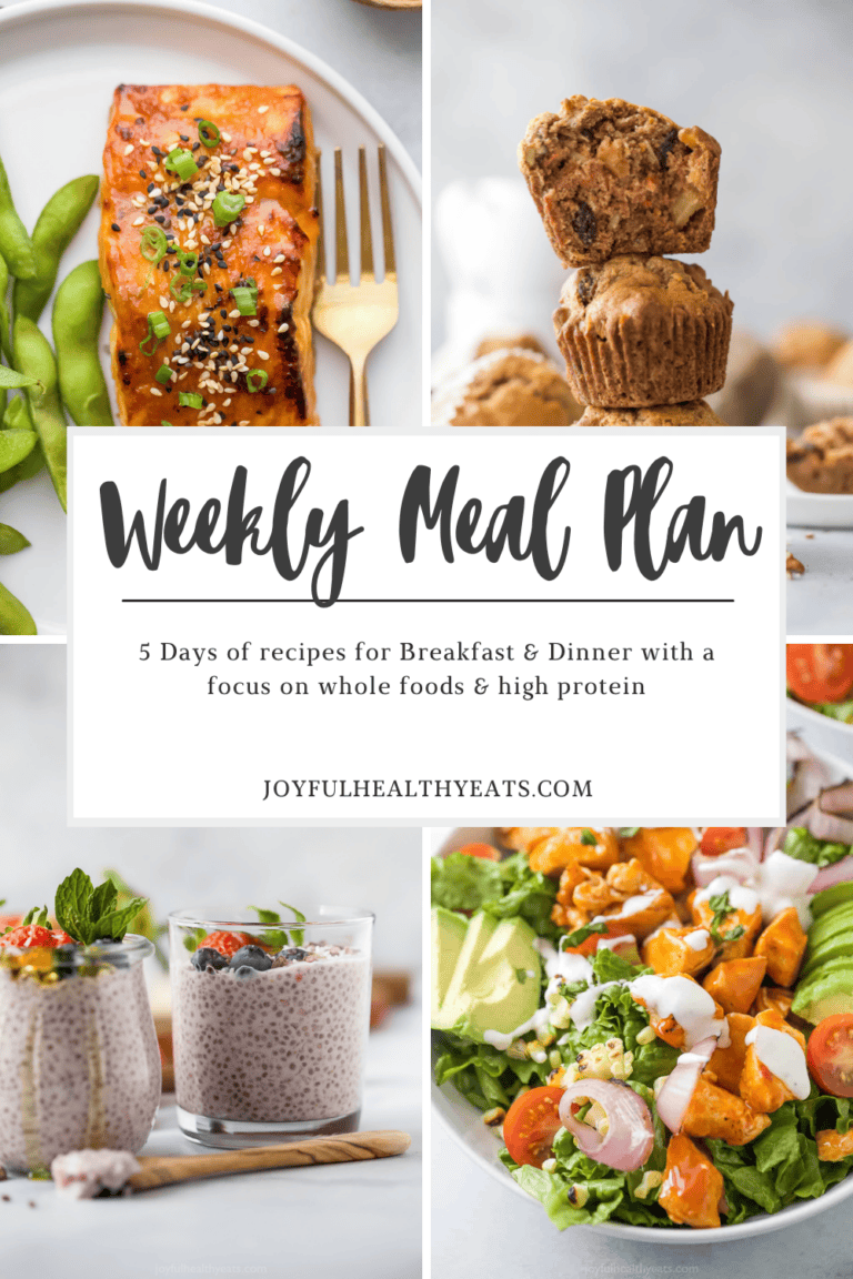 Weekly Meal Plan #29