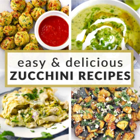 20 Easy & Delicious Zucchini Recipes