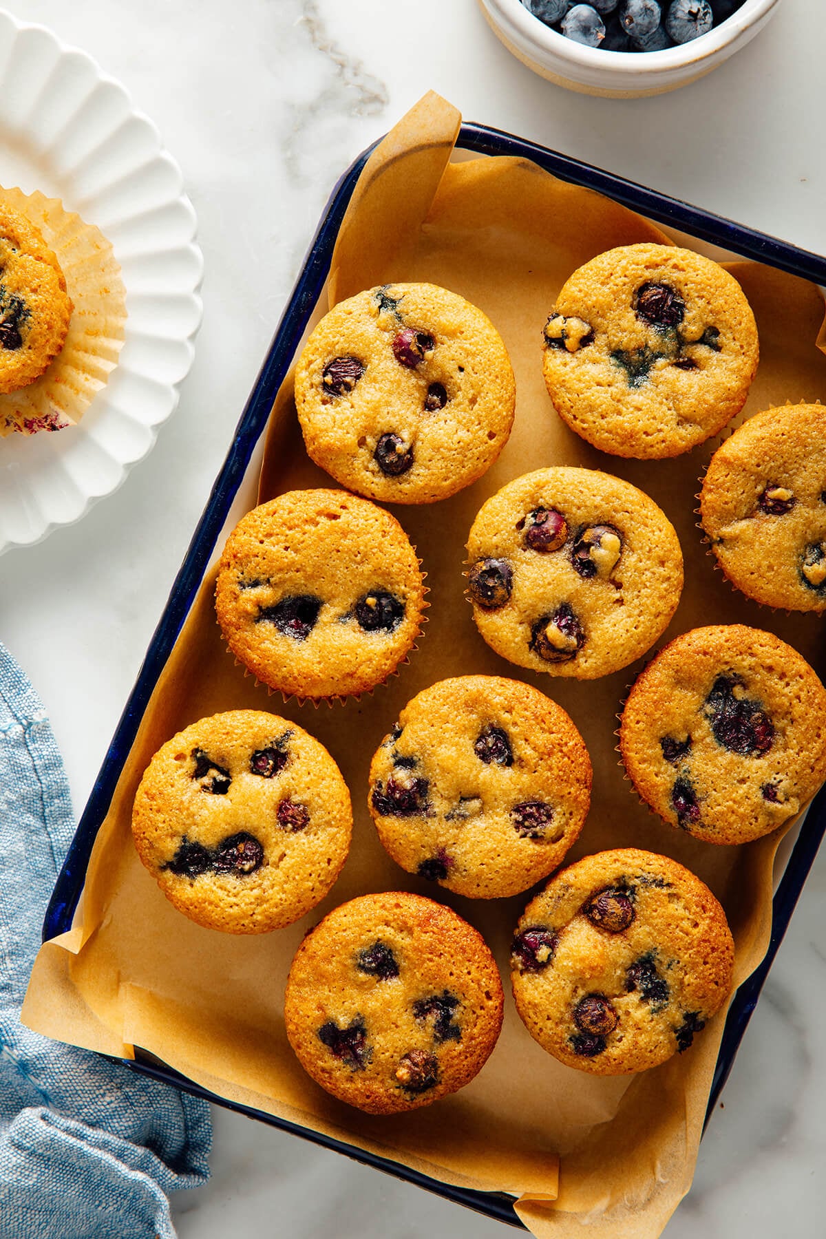 Almond Flour Blueberry Muffins (Gluten-Free)
