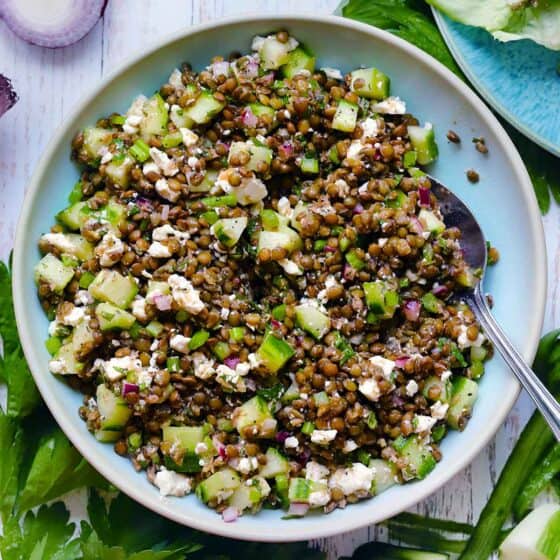 Greek Lentil Salad