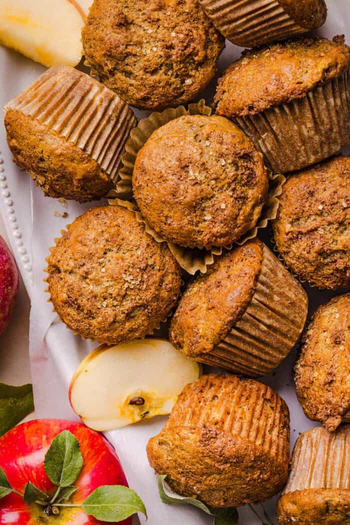 Healthy Apple Cinnamon Muffins