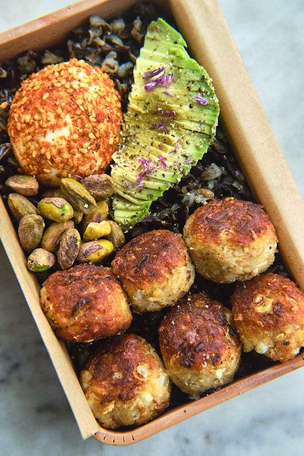 Pan-Fried Tempeh Ponzu Balls