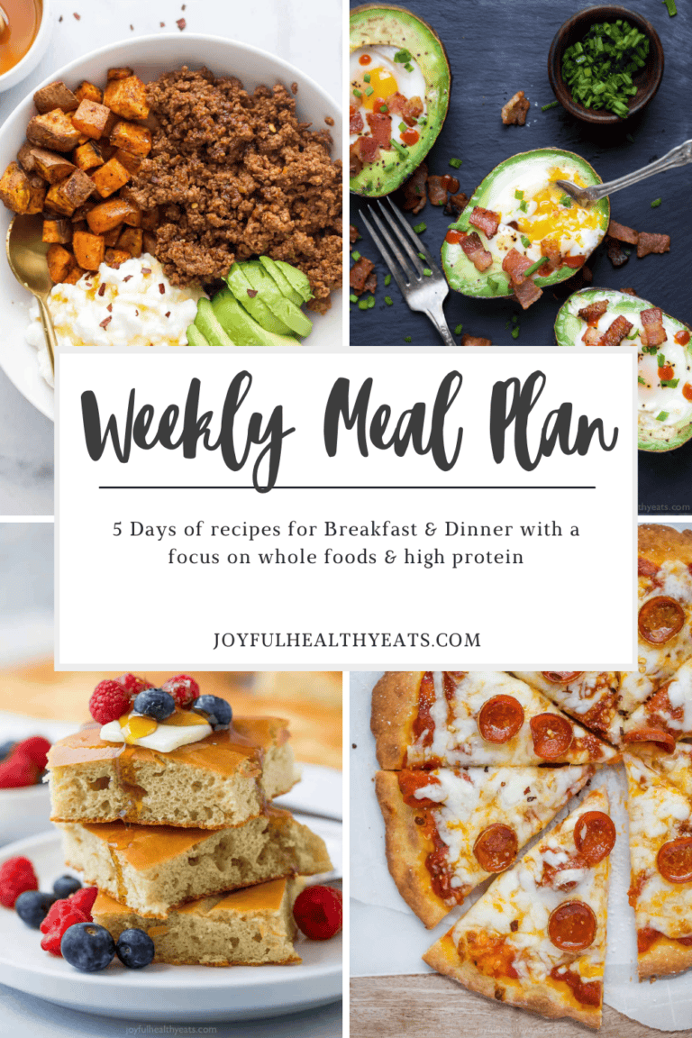 Weekly Meal Plan #31